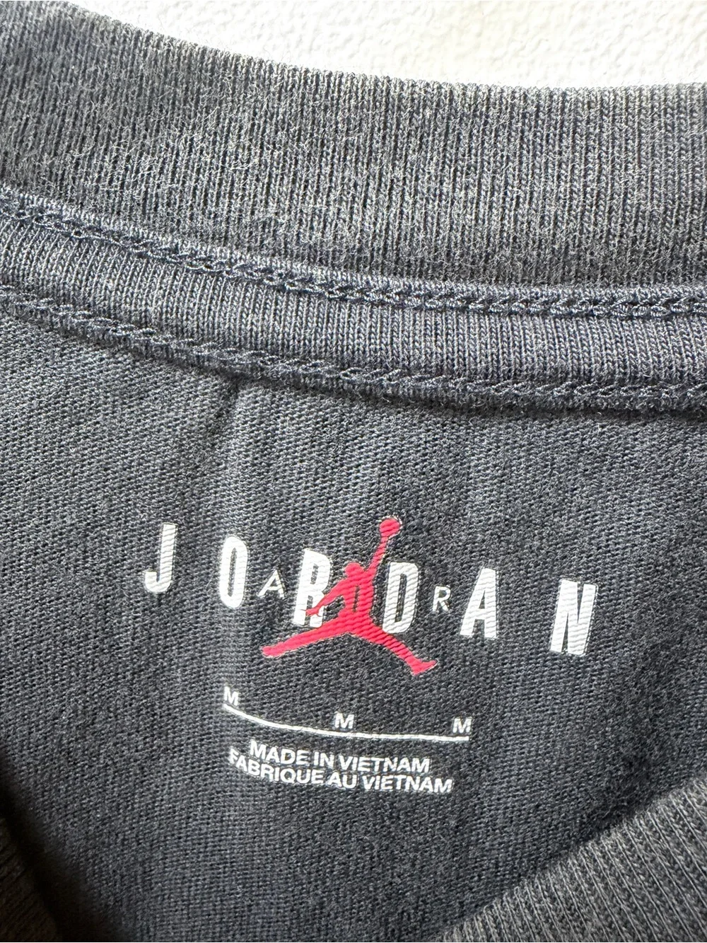 Nike Jordan Short Sleeve Crewneck Tee - Black with Graphic